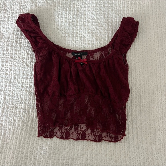 Forever 21 Lace Top - Picture 1 of 2